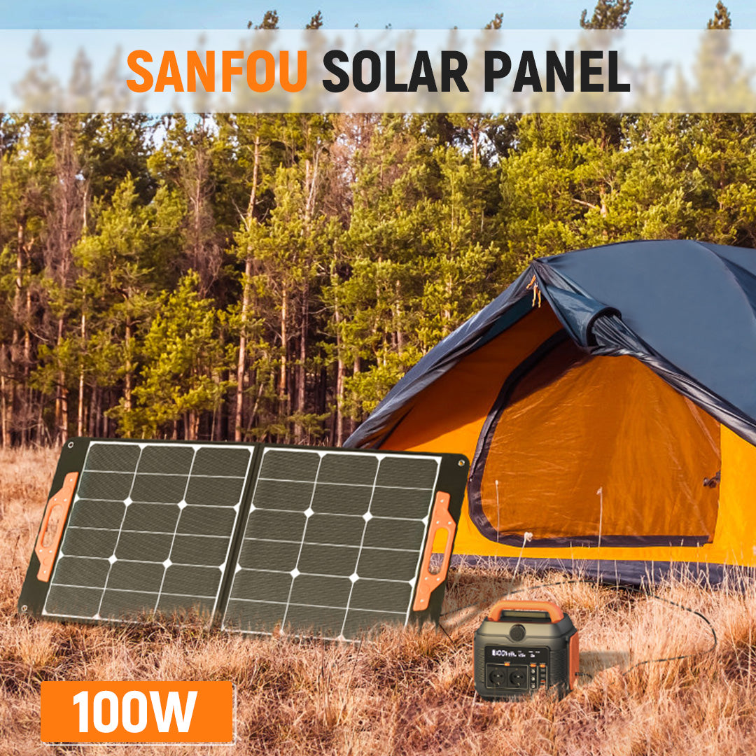 solarmodul zelt SANFOU 100W Solar Panel